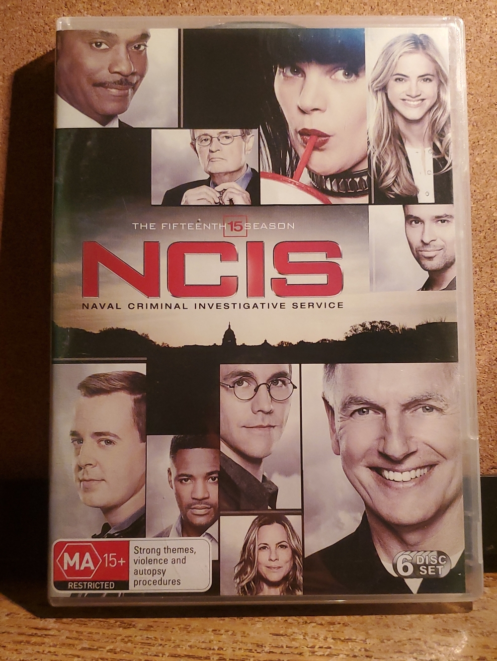 NCIS Season 15 DVD Set - Red and Black Cover